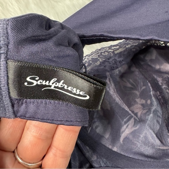 Sculptresse Chi Chi Balconnet Bra Plus Size Unlined Lace Autumn Floral Underwire - Picture 7 of 10